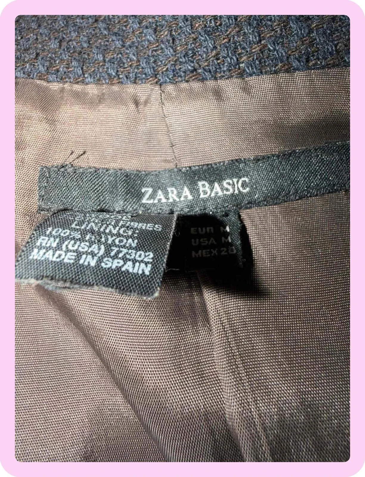 Zara women's coat clean size m super condition – photo 9